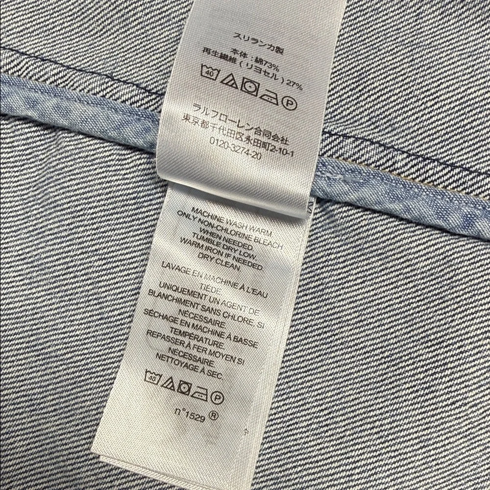 Ralph Lauren Classic Blue Denim Blazer - Picture 7 of 12